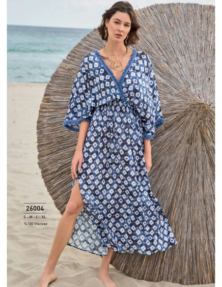 Платье из Вискозы (S+M+L+XL) Monamise 26004 — оптом для магазинов и бутиков