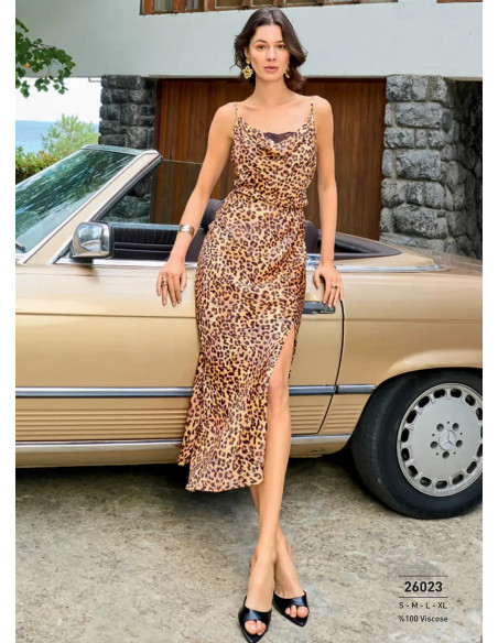 Monamise 26023 Viscose Dress (S+M+L+XL) — wholesale for boutiques