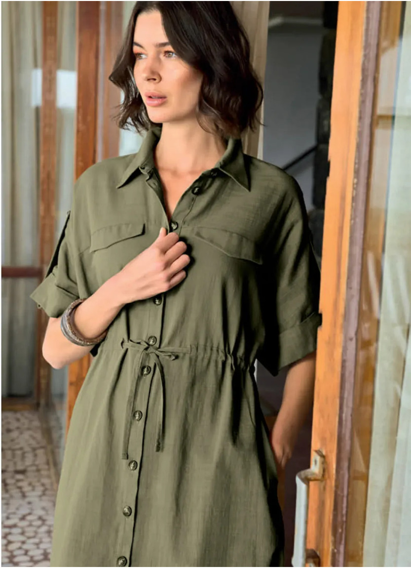 Monamise 26028 Viscose Dress (S+M+L+XL) — direct Turkish factory supply