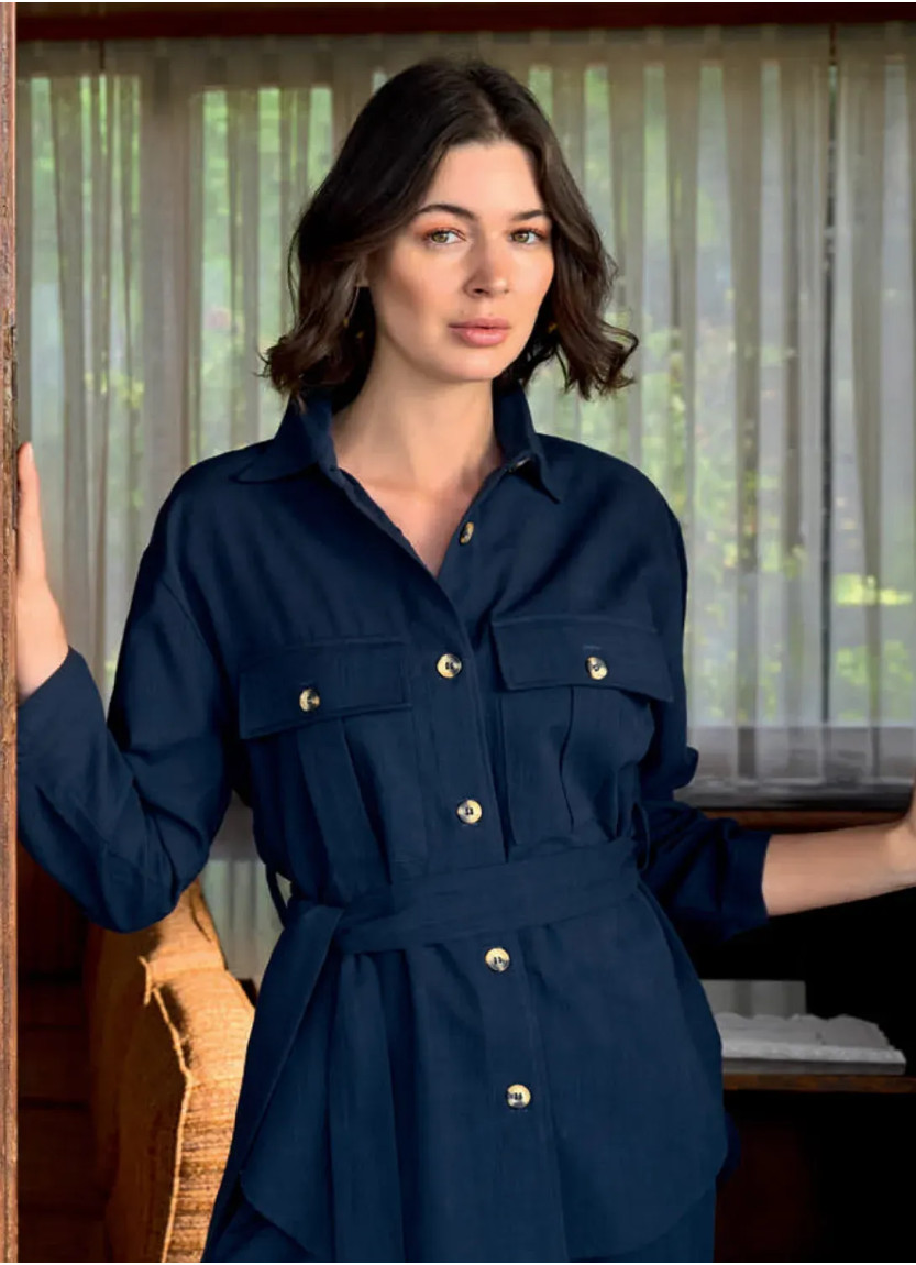 Комплект с Брюками из Вискозы (S+M+L+XL) Monamise 26029 — оптом от турецкой фабрики