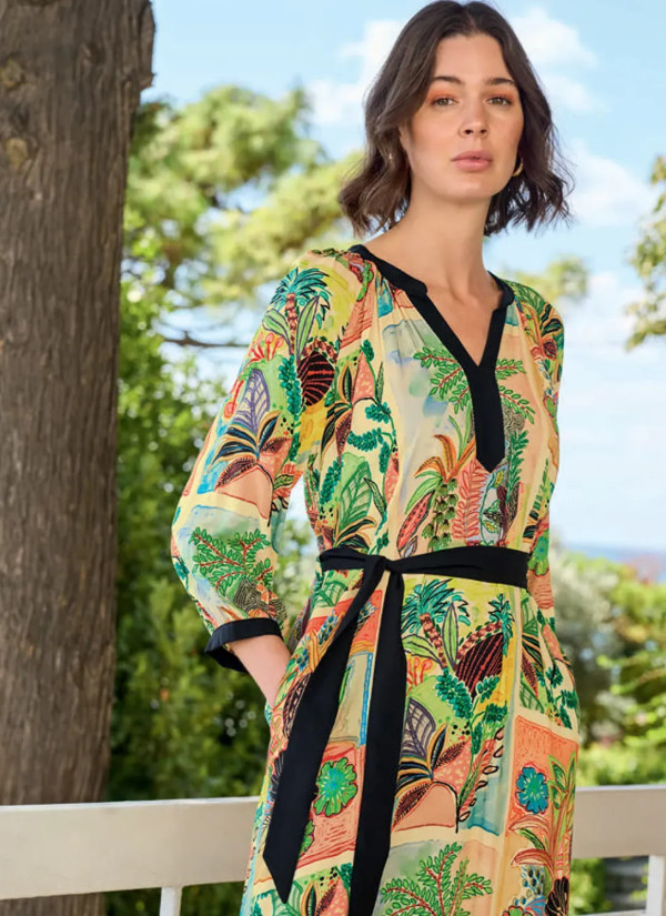 Monamise 26035 Viscose Dress (S+M+L+XL) — Turkish textile wholesale 2