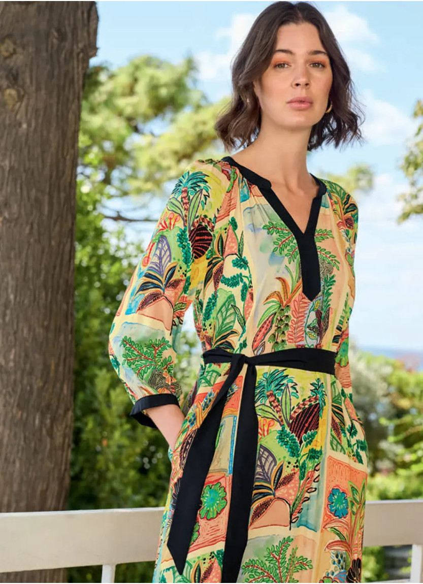 Monamise 26035 Viscose Dress (S+M+L+XL) — direct Turkish factory supply