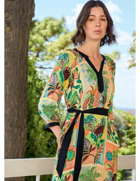 Monamise 26035 Viscose Dress (S+M+L+XL) — direct Turkish factory supply