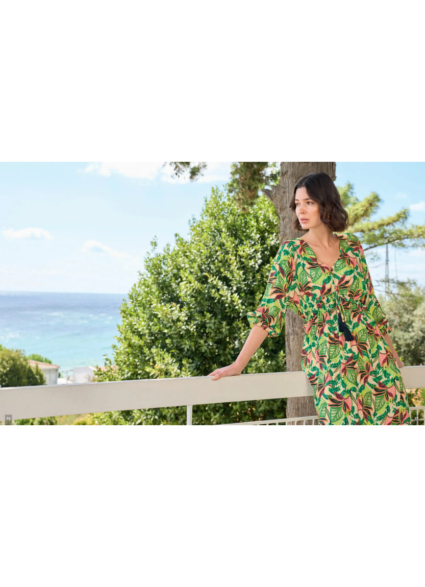 Платье из Вискозы (S+M+L+XL) Monamise 26037 — оптом для магазинов и бутиков