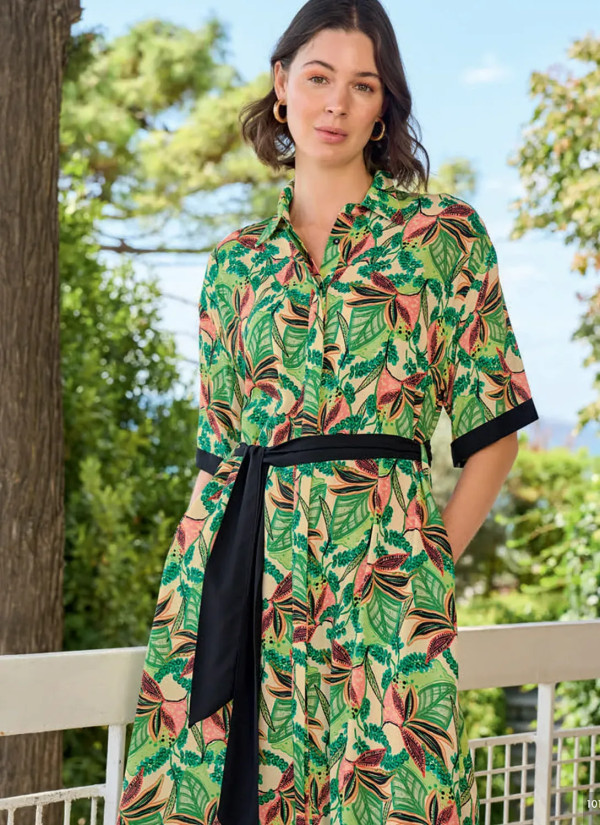 Monamise 26038 Viscose Dress (S+M+L+XL) — direct Turkish factory supply 2