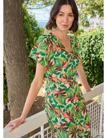 Monamise 26040 Viscose Dress (S+M+L+XL+2XL) — Turkish textile wholesale