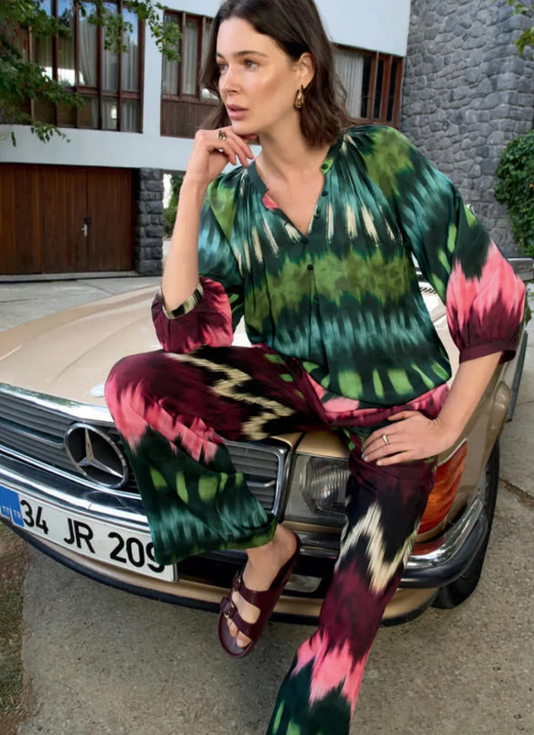 Monamise 26042 Viscose Pants Homewear Set (S+M+L+XL) — Turkish factory wholesale 2