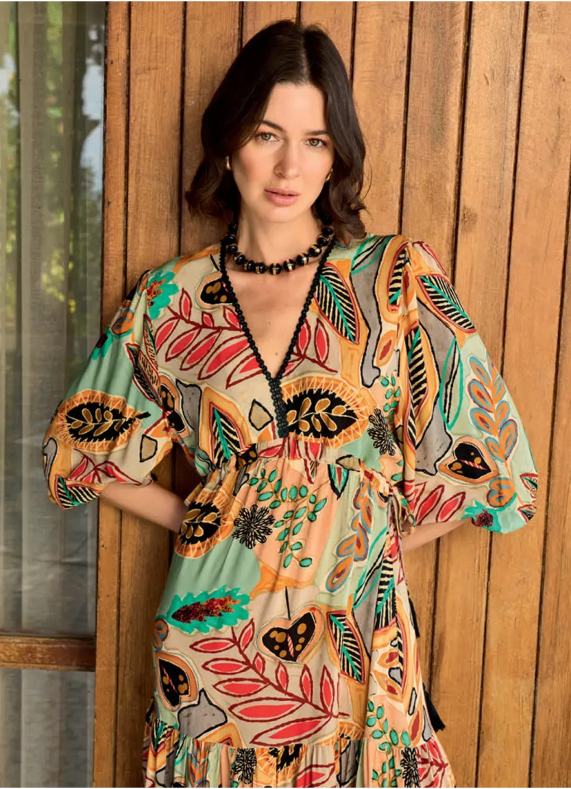Платье из Вискозы (S+M+L+XL) Monamise 26047 — оптом для магазинов и бутиков