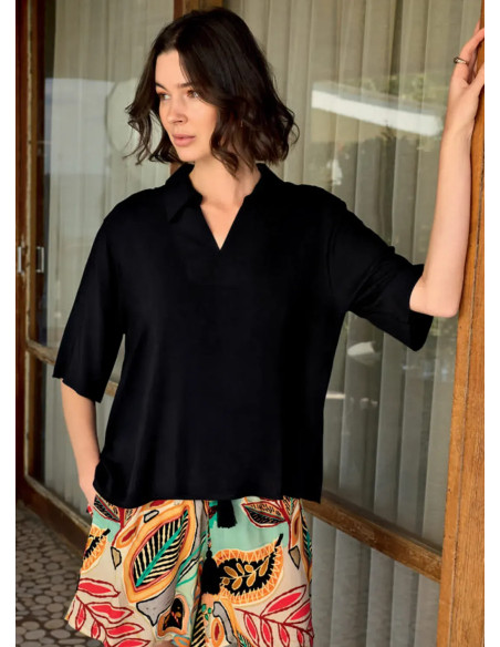 Monamise 26049 Viscose Shorts Homewear Set (S+M+L) — Turkish textile wholesale