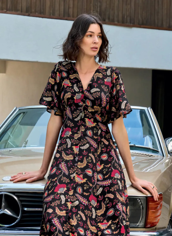 Monamise 26056 Viscose Dress (S+M+L+XL) — direct Turkish factory supply 2