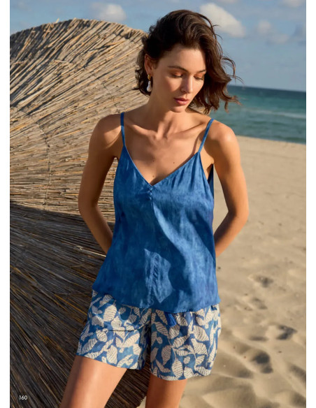 Monamise 26063 Viscose Shorts Homewear Set (S+L+XL) — Turkey wholesale collection