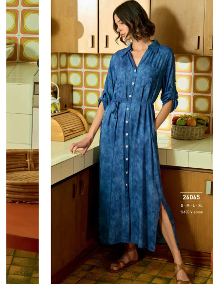 Monamise 26065 Viscose Dress (S+M+L+XL) — direct Turkish factory supply