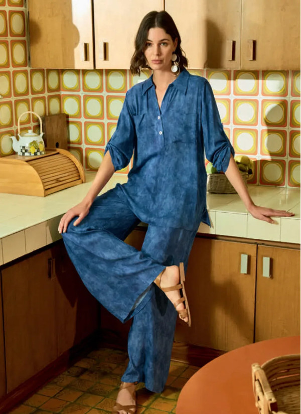 Monamise 26066 Viscose Pants Homewear Set (S+M+L+XL) — Turkey wholesale collection
