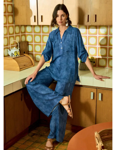 Monamise 26066 Viscose Pants Homewear Set (S+M+L+XL) — Turkey wholesale collection