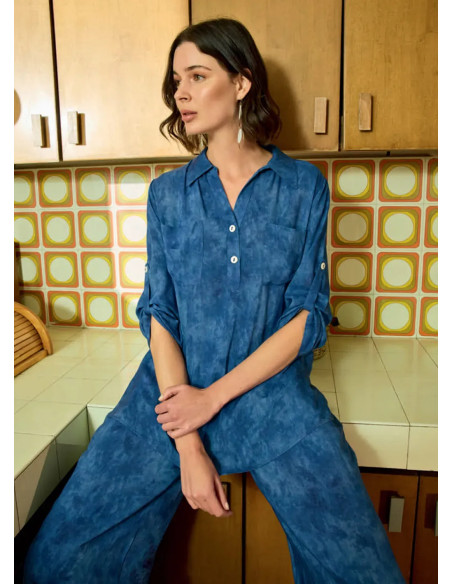 Monamise 26066 Viscose Pants Homewear Set (S+M+L+XL) — wholesale for boutiques