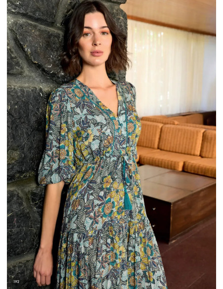 Monamise 26077 Viscose Dress (S+M+L+XL) — direct Turkish factory supply