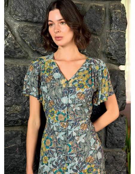 Monamise 26079 Viscose Dress (S+M+L+XL+2XL) — Turkish textile wholesale