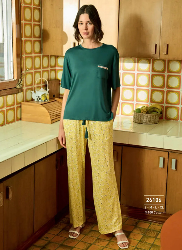 Monamise 26106 Pants Homewear Set (S+M+L+XL) — wholesale for boutiques