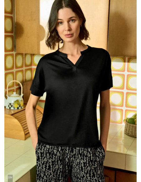 Monamise 26111 Viscose Capri Homewear Set (M+L+XL+2XL) — Turkish textile wholesale