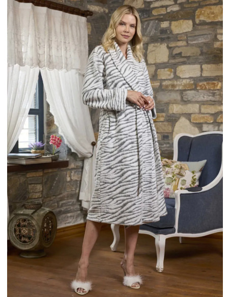 AQUA 26267 DESENLI Women's Robe — wholesale for boutiques