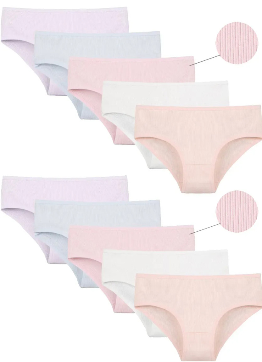 Donella 5032PD1-SM Assorted 10-Pack Girls' Briefs — Istanbul wholesale supplier
