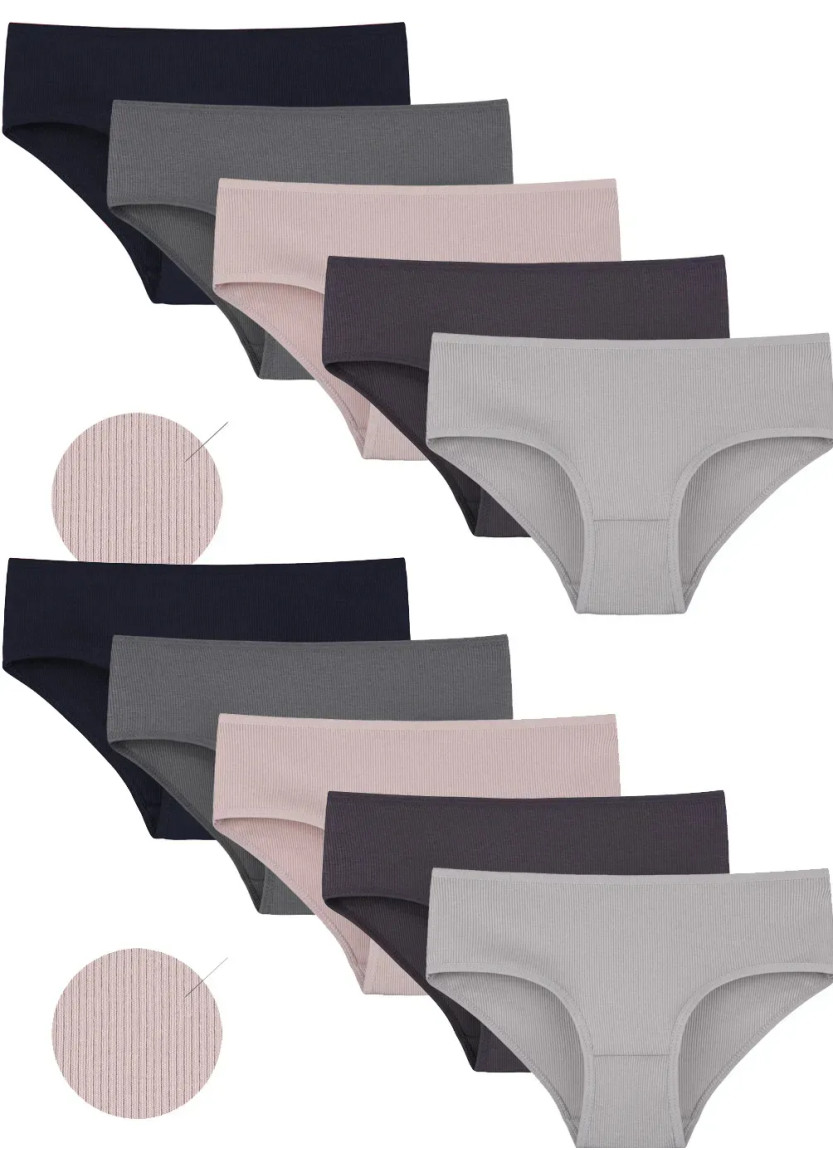 Donella 5032PD2 Assorted 10-Pack Girls' Briefs — factory-direct from Turkey