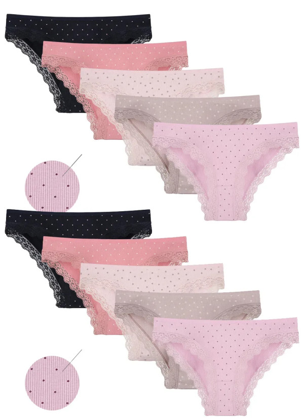 Donella 193301 Assorted 10-Pack Women's Briefs — Turkey wholesale collection