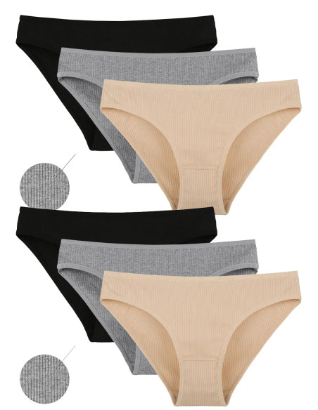 Donella 2132X Assorted 10-Pack Women's Briefs — Istanbul wholesale supplier