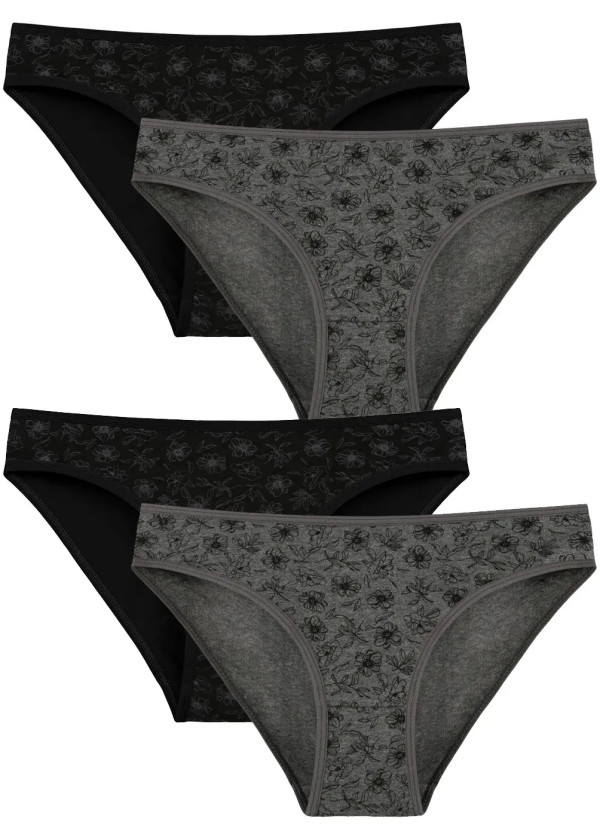 Donella 228146 Assorted 10-Pack Women's Briefs — Turkish textile wholesale