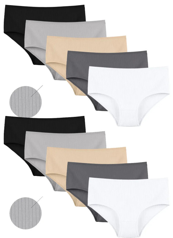 Donella 2523PD2 Assorted 10-Pack Women's Briefs — Turkey wholesale collection