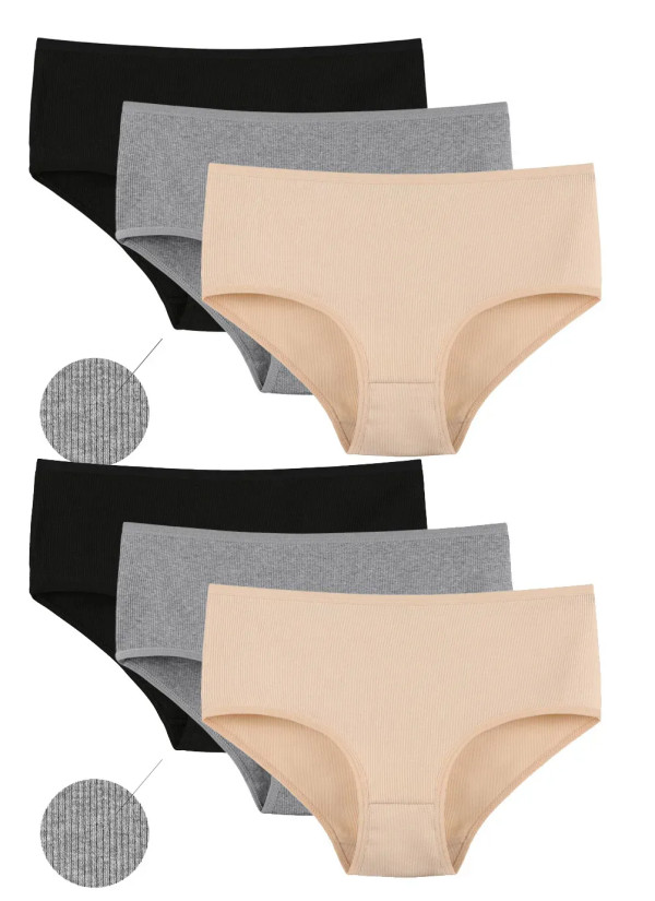 Donella 2532X Assorted 10-Pack Women's Briefs — Turkish textile wholesale