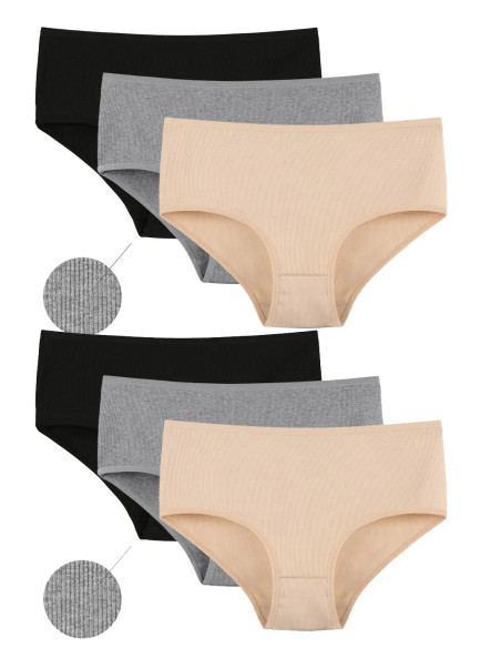 Donella 2532X Assorted 10-Pack Women's Briefs — Turkish textile wholesale