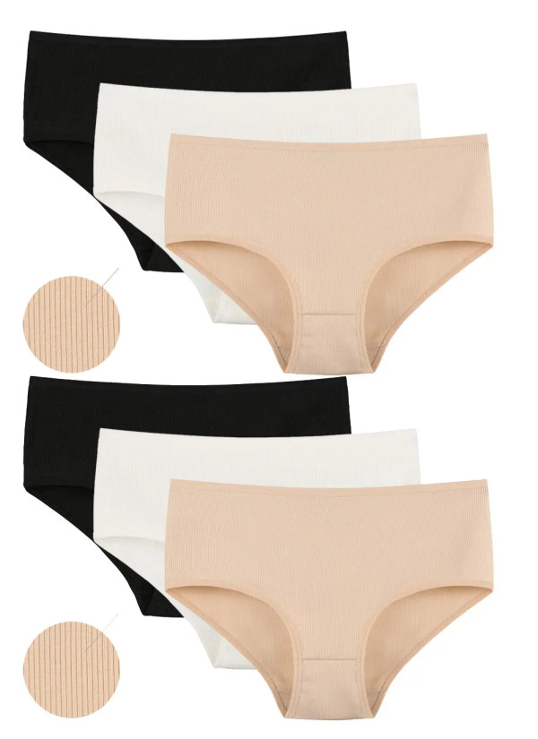 Donella 2532XD1 Assorted 10-Pack Women's Briefs — Turkish factory wholesale
