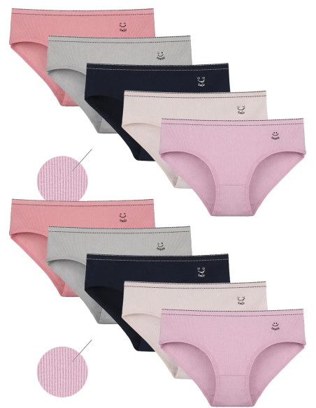 Donella 3132PB3 Assorted 10-Pack Women's Briefs — direct Turkish factory supply