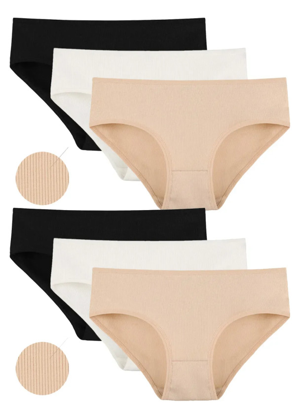 Donella 3132XD1 Assorted 10-Pack Women's Briefs — Turkish factory wholesale