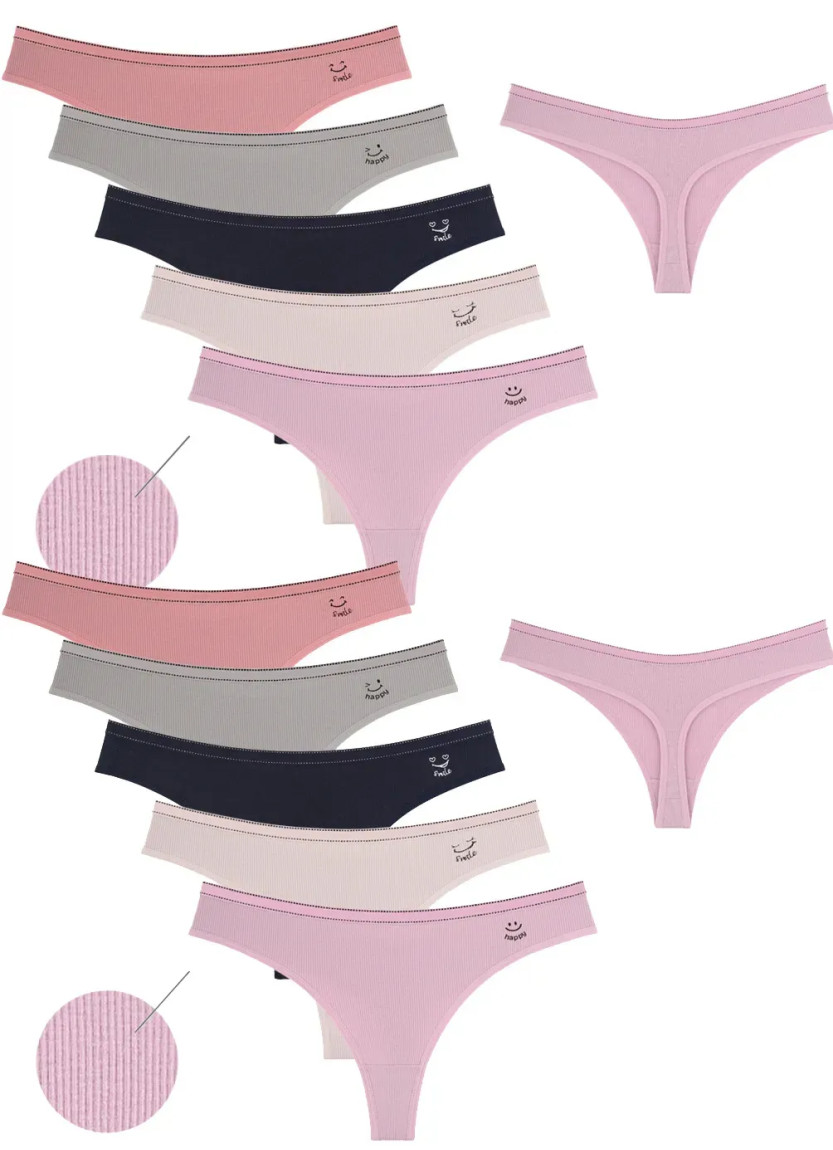 Donella 2432PB3 Assorted 10-Pack Women's Briefs — wholesale from Turkey