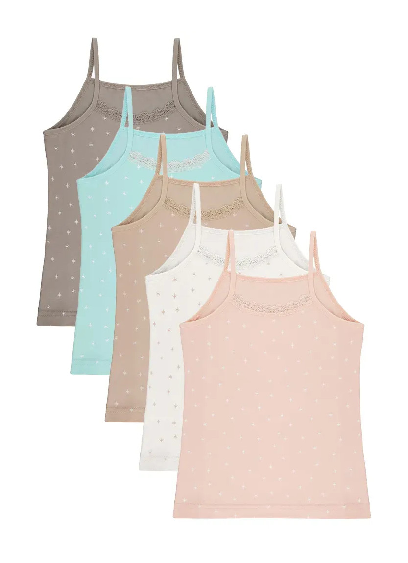 Donella 43114-SM Assorted 10-Pack Girls' Tank Top — Turkey wholesale collection