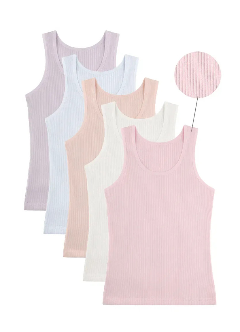 Donella 4932P-SM Assorted 10-Pack Girls' Tank Top — factory-direct from Turkey