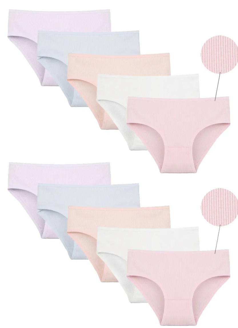 Donella 4132P-SM Assorted 10-Pack Girls' Briefs — Turkey wholesale collection