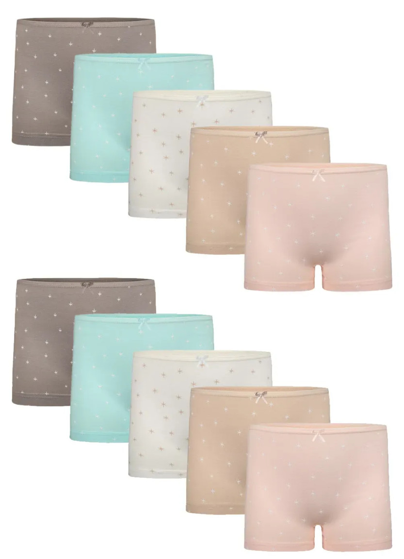 Donella 42114-SM Assorted 10-Pack Girls' Briefs — factory-direct from Turkey
