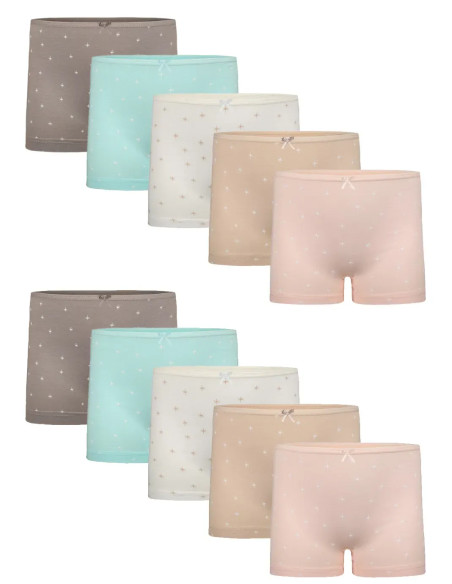 Donella 42114-SM Assorted 10-Pack Girls' Briefs — factory-direct from Turkey