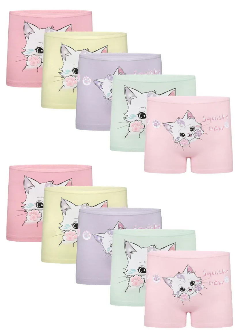Donella 4271PB197-AS Assorted 10-Pack Girls' Briefs — wholesale from Turkey