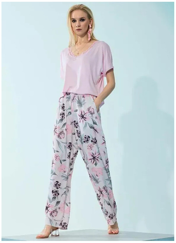 IBIZA 8045 Pants Homewear Set (S/M+L+XL+XXL) — direct Turkish factory supply