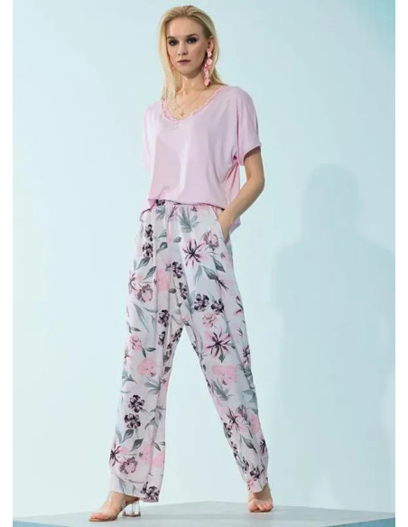 IBIZA 8045 Pants Homewear Set (S/M+L+XL+XXL) — direct Turkish factory supply
