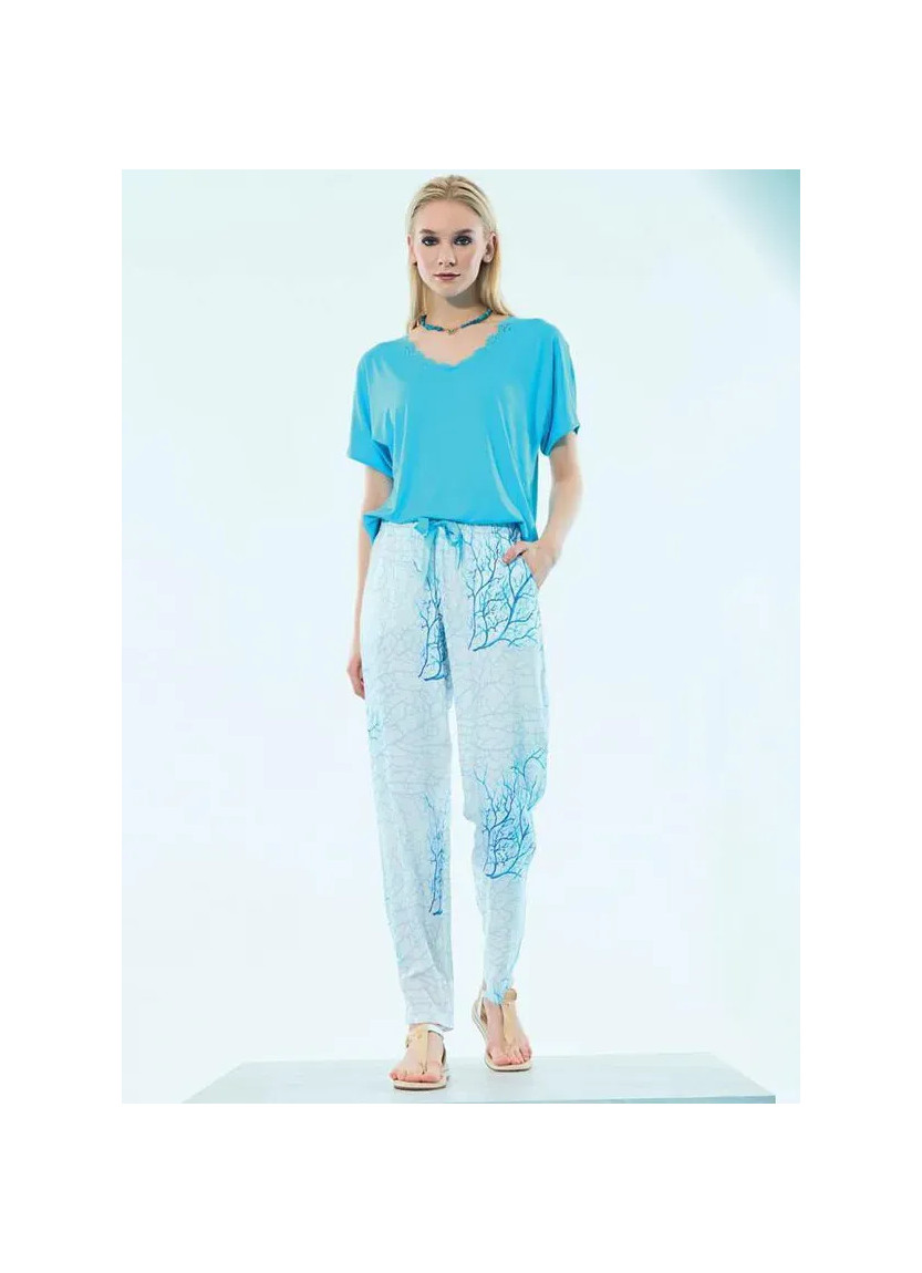 Женский Комплект с Брюками (S/M+L+XL+XXL) IBIZA 7986 — турецкий текстиль оптом
