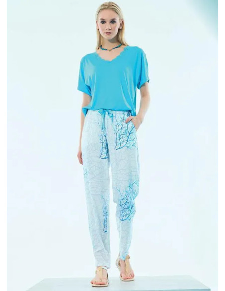 Женский Комплект с Брюками (S/M+L+XL+XXL) IBIZA 7986 — турецкий текстиль оптом