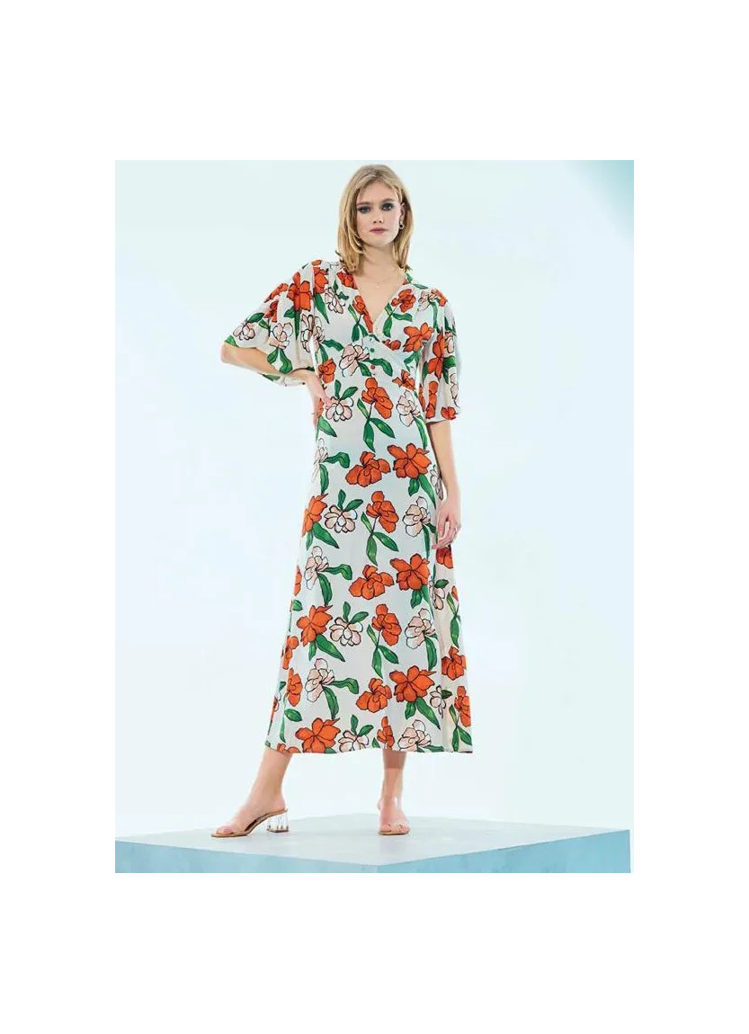 IBIZA 8022 Dress (S+M+L+XL) — direct Turkish factory supply