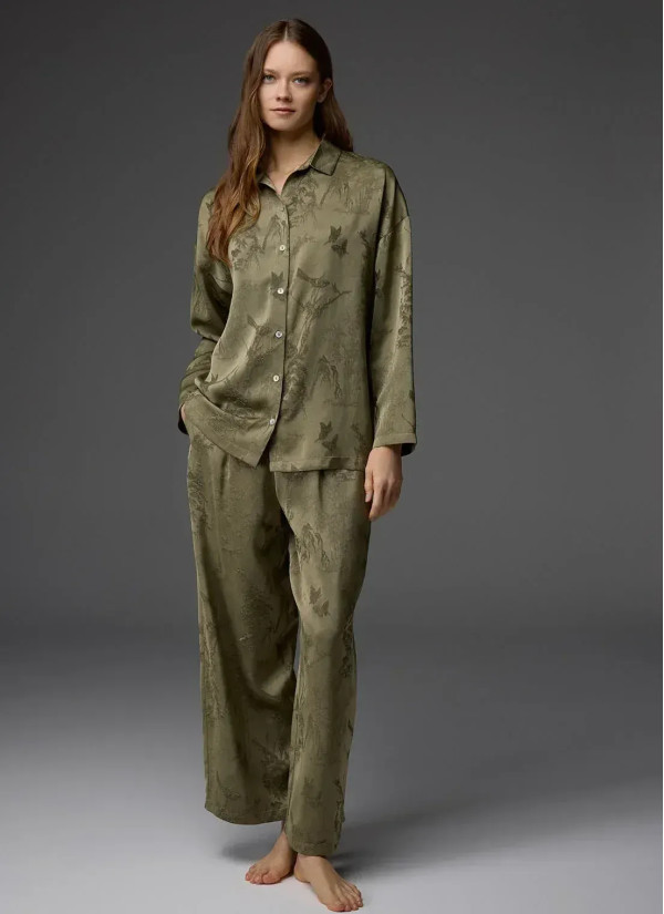 Bonjour Madame 1802 Viscose Pants Homewear Set — factory-direct from Turkey