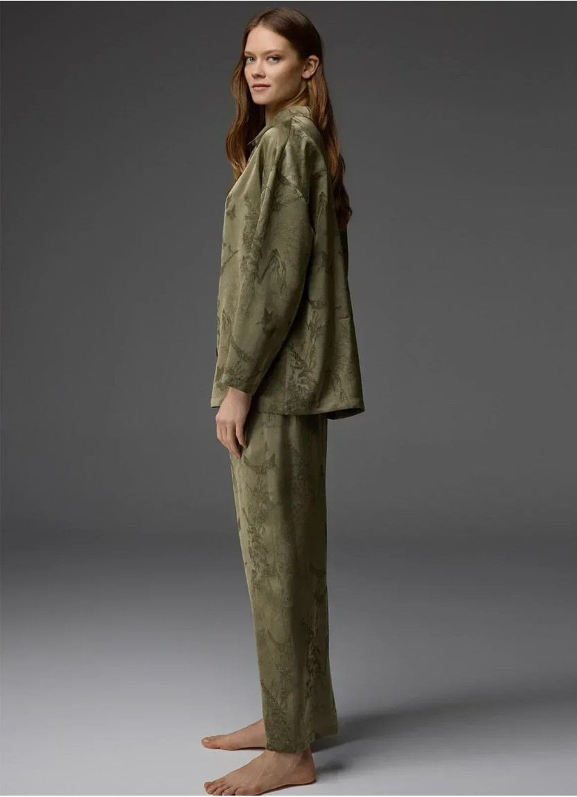 Женский Комплект с Брюками VISCOSE JACQUARD SET BONJOUR MADAME 1802 — оптом для магазинов и бутиков