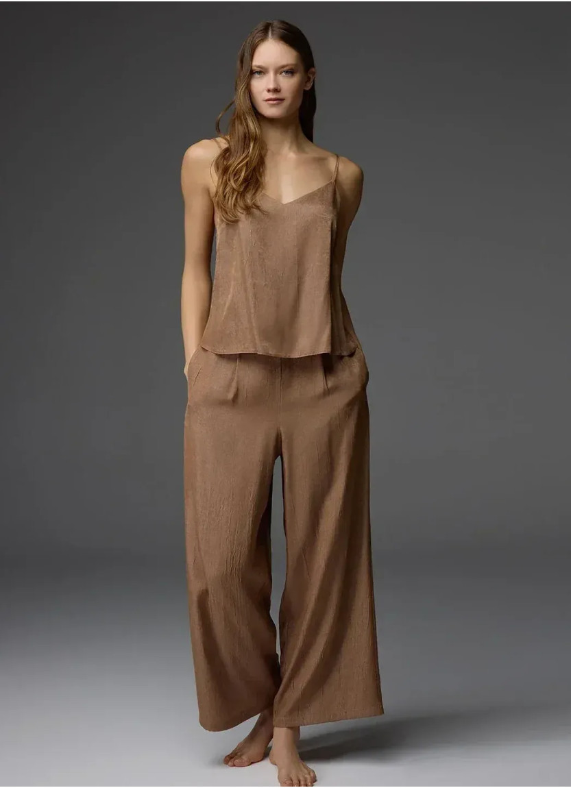 Bonjour Madame 1808 Viscose Pants Homewear Set — Turkish textile wholesale